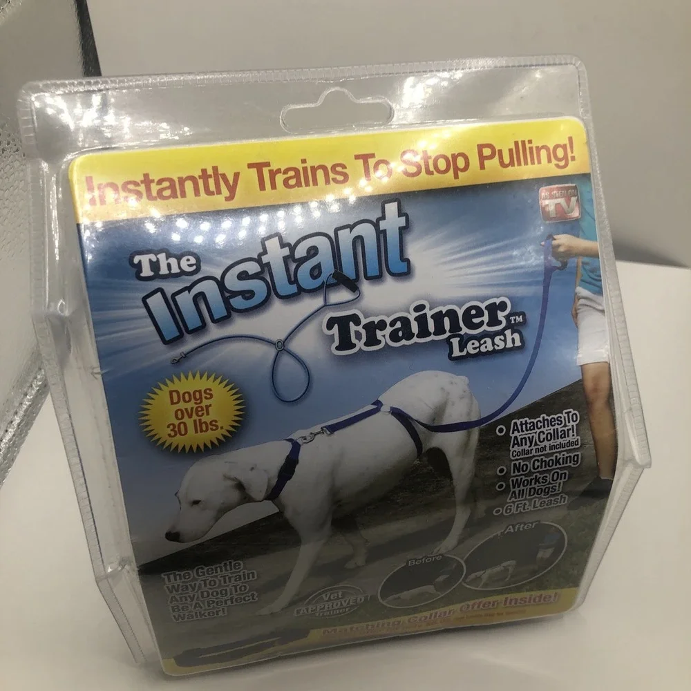 2 Instant Trainer Dog Leash Train Dogs 30 Lb Stop Pulling As Seen On Tv Dog Walk